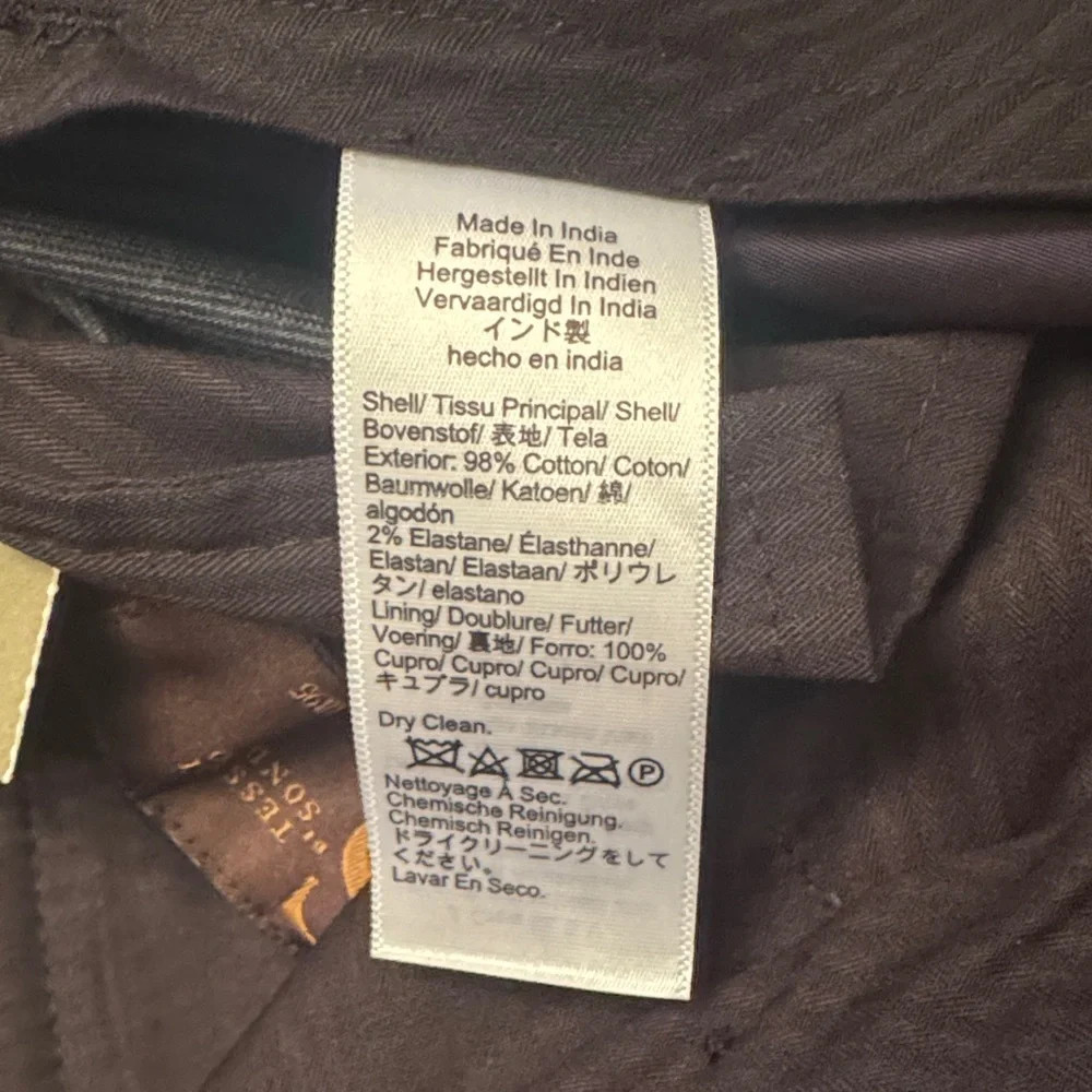 J.Crew Ludlow Slim-fit suit pant in Italian cotton blend Dark Gray (slate) 33x30 - Picture 5 of 7